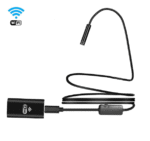 SPYDERCOP® WiFi 8MM 8 LED Lens Endoscope IP67 Waterproof Inspection Borescope Wire Snake Tube Camera for OTG Compatible with Smart Phone&PC