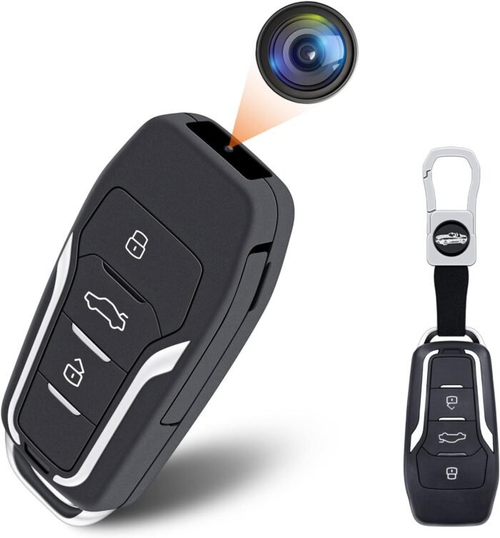 SPYDERCOP® Car Keychain Camera Audio Video Recorder Night Vision - Image 1