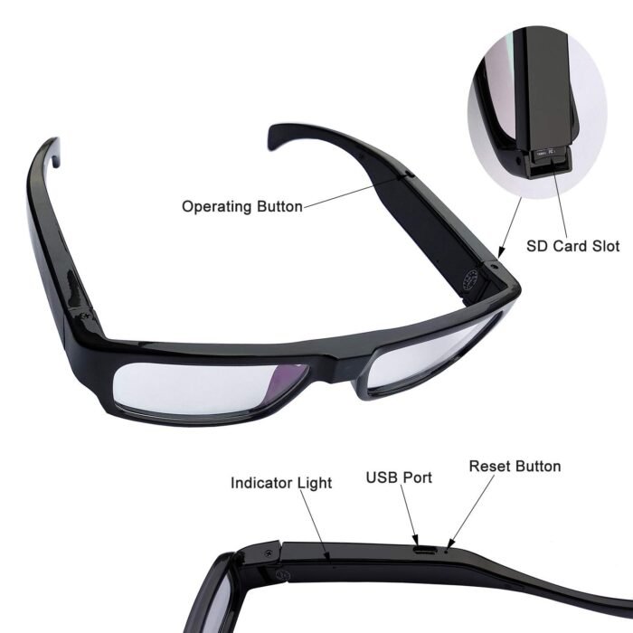 SPYDERCOP® Eye Glass Spy Camera Full HD - Image 1