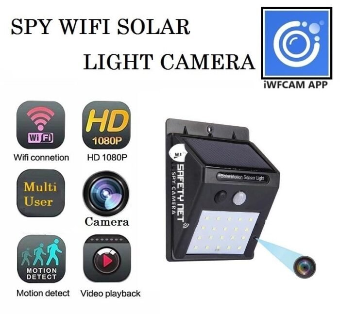 SPYDERCOP® WiFi Camera in Solar Light - Image 1
