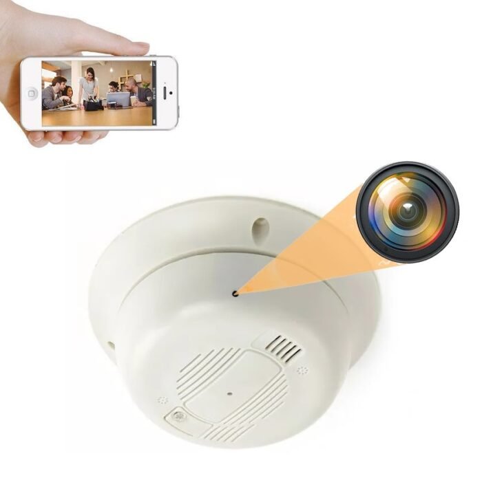 SPYDERCOP® Wi-Fi Wireless Spy Camera Smoke Detector Camera - Image 1