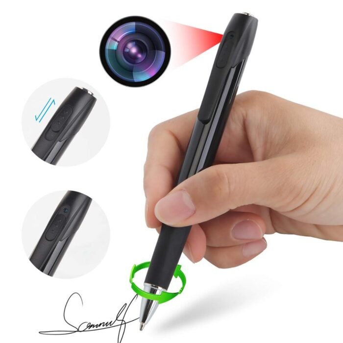 SPYDERCOP® 4K Spy Pen Camera Audio Video Recorder- V8 - Image 1
