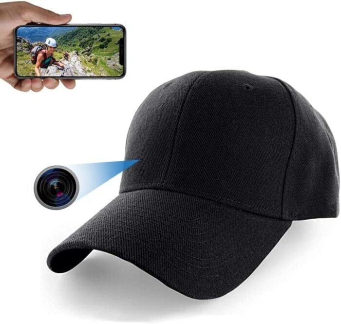 SPYDERCOP® Mini Spy Camera Hat Hidden Camera Cap - Image 1