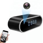 SPYDERCOP®CAPOXO WiFi Full Hd 1080p Table Clock Security Camera with Low Light Vision, Motion Detection, Audio Video Recording Digital Video Recorder