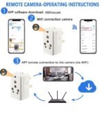 SPYDERCOP® Spy Socket Camera | WIFI 3 PIN Audio Video Recorder Secret Device - Image 2