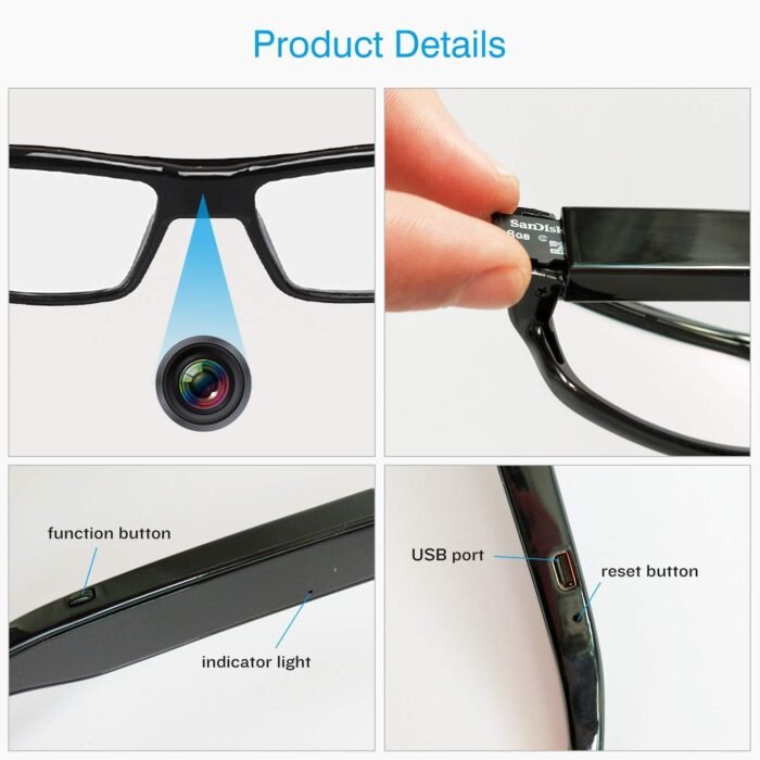 SPYDERCOP® Eye Glass Spy Camera Full HD - Image 2