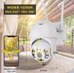 SPYDERCOP® WiFi CCTV Camera Outdoor PTZ IP Cam - Image 4