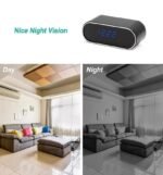 SPYDERCOP®CAPOXO WiFi Full Hd 1080p Table Clock Security Camera with Low Light Vision, Motion Detection, Audio Video Recording Digital Video Recorder - Image 5