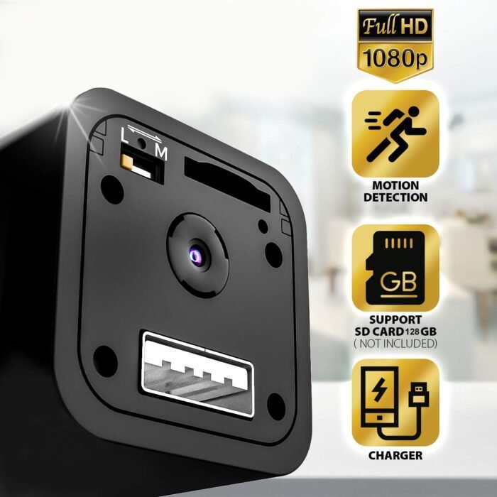 SPYDERCOP® 4K Spy Charger Camera | Ideal for Home/Office Monitoring Maximum 128GB SD Support - Image 4