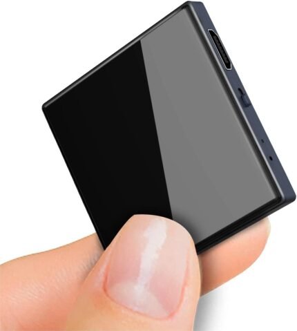 SPYDERCOP® Mini Small Spy Voice Audio Recorder Super Long Storage Capacity 16GB | up to 10 Hours Recording | Date & Time Stamp | Easy to Use | Crystal Clear Digital Recording Mp3 Player (16GB)